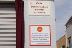 Descubrimiento placa calle ILFC 20/03/2024